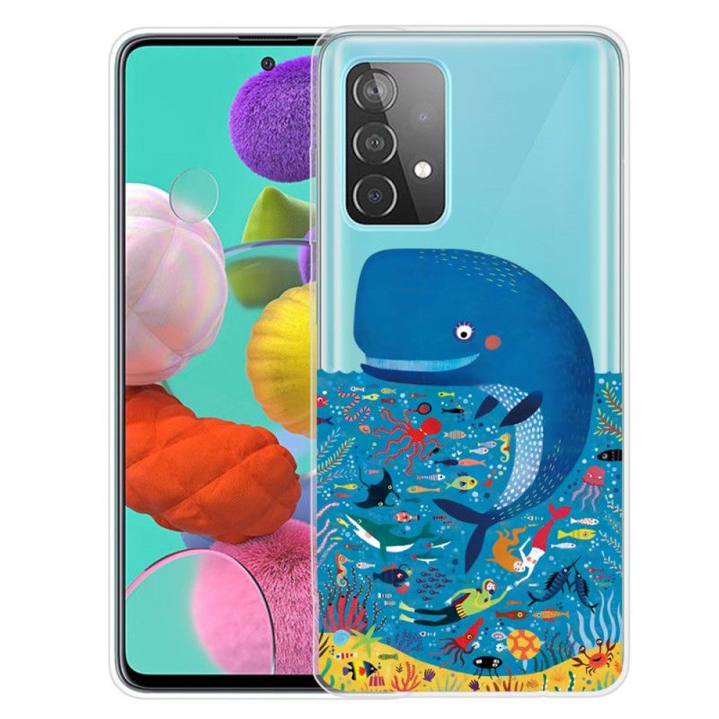 Cover for Samsung Galaxy A72 4G / A72 5G Marine Verden