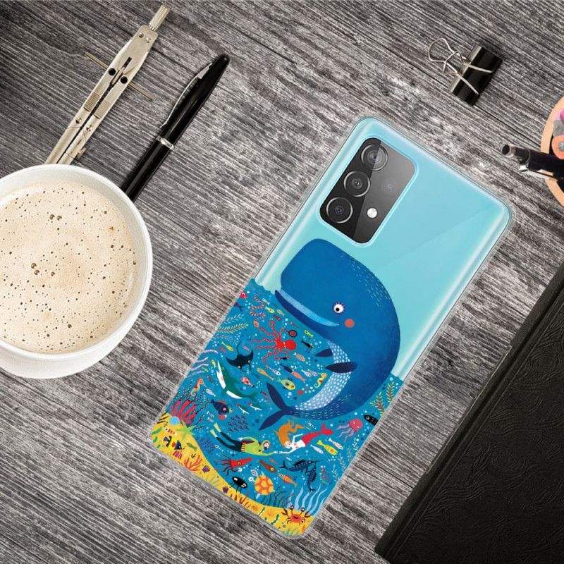 Cover for Samsung Galaxy A72 4G / A72 5G Marine Verden