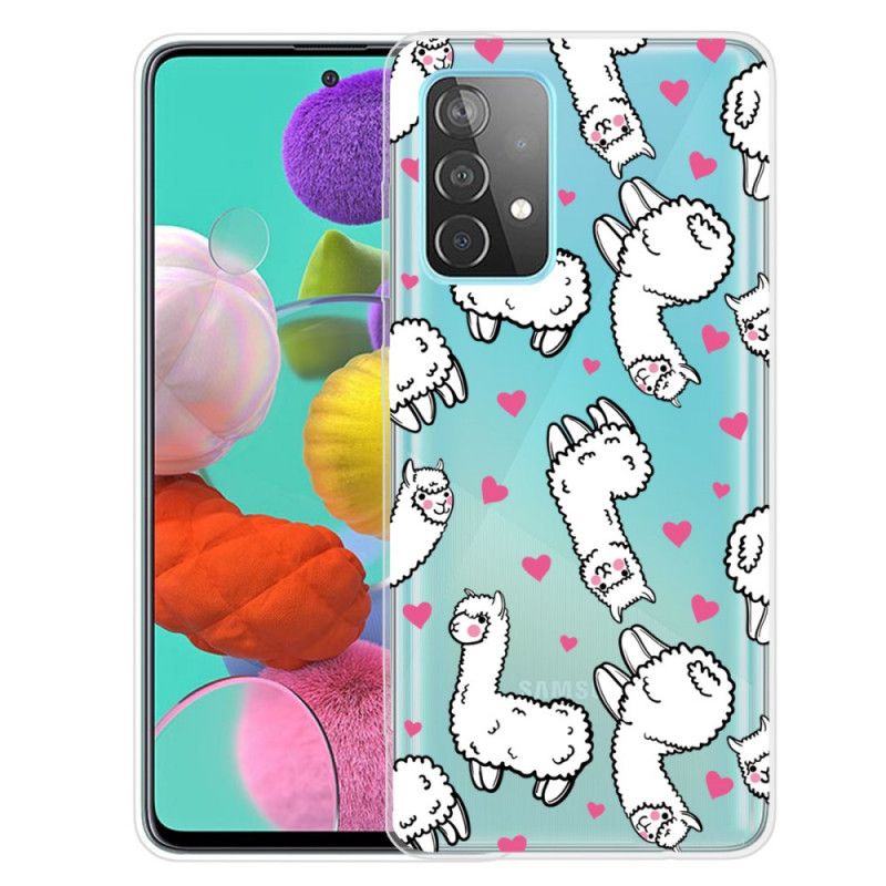 Cover for Samsung Galaxy A72 4G / A72 5G Øverste Lamaer