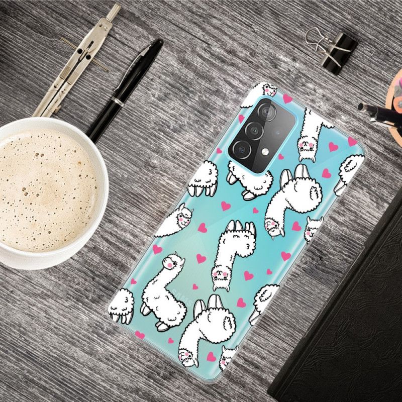 Cover for Samsung Galaxy A72 4G / A72 5G Øverste Lamaer