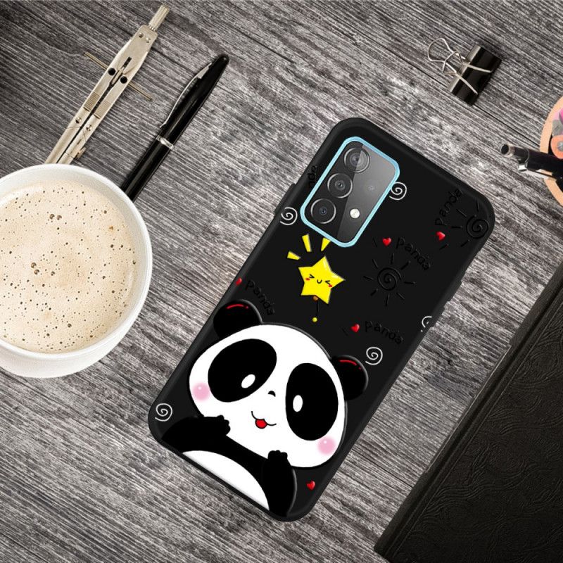 Cover for Samsung Galaxy A72 4G / A72 5G Pandastjerne