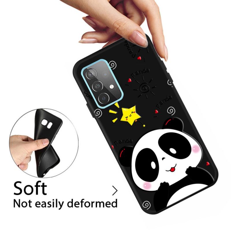 Cover for Samsung Galaxy A72 4G / A72 5G Pandastjerne