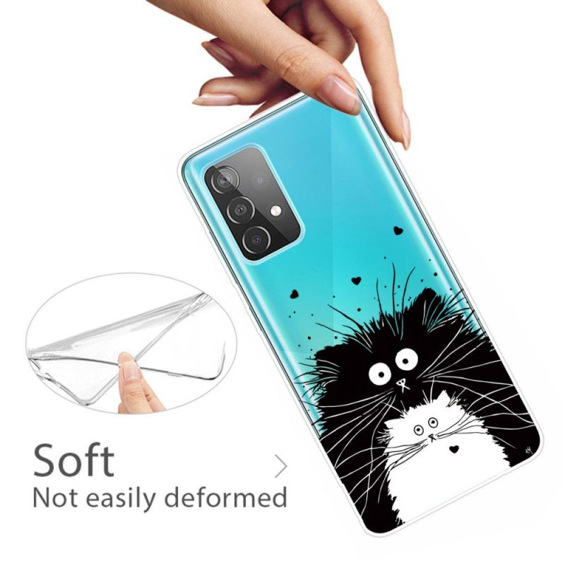 Cover for Samsung Galaxy A72 4G / A72 5G Pas På Kattene