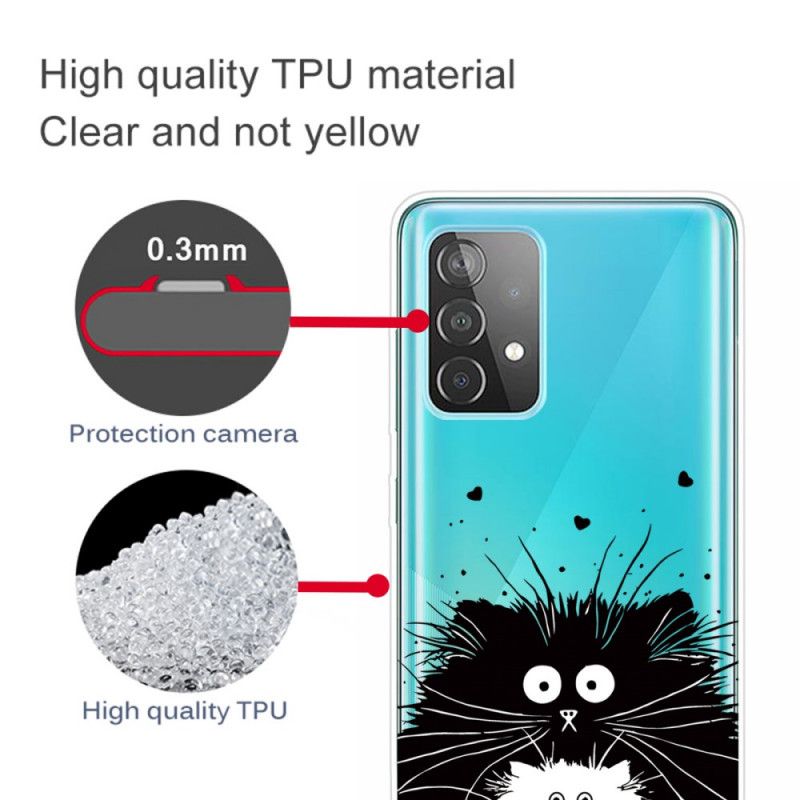 Cover for Samsung Galaxy A72 4G / A72 5G Pas På Kattene