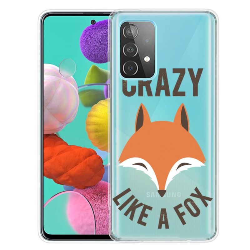 Cover for Samsung Galaxy A72 4G / A72 5G Ræv / Skør Som En Ræv