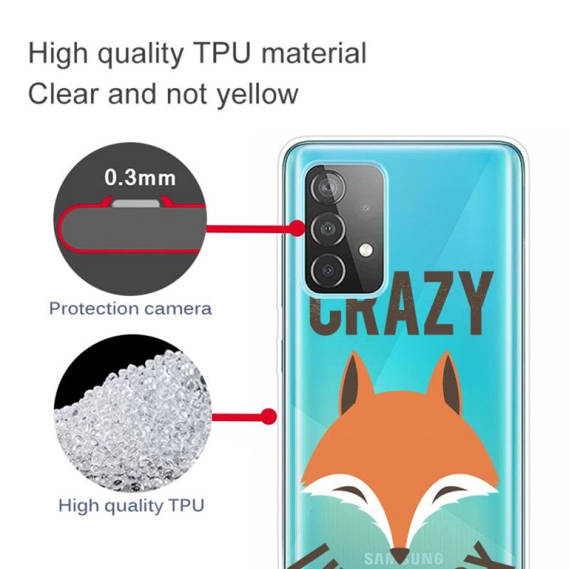 Cover for Samsung Galaxy A72 4G / A72 5G Ræv / Skør Som En Ræv