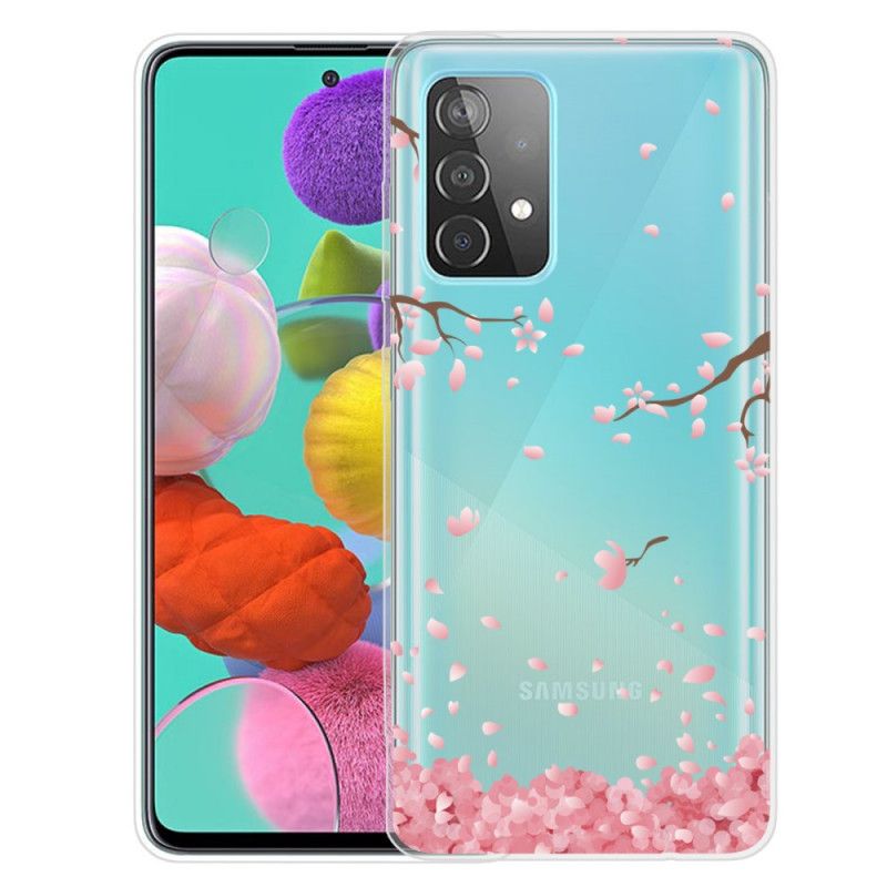 Cover Samsung Galaxy A72 4G / A72 5G Blomstrende Grene