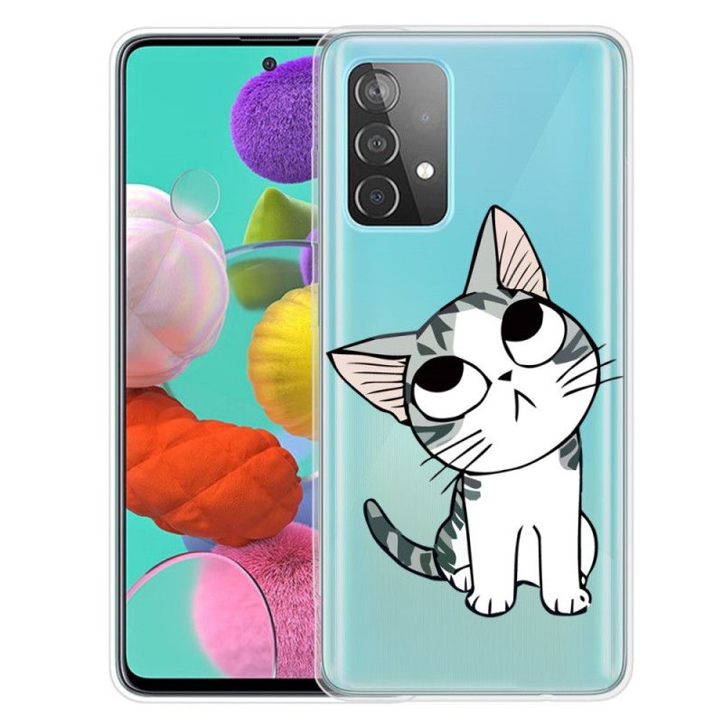 Cover Samsung Galaxy A72 4G / A72 5G Charmerende Kat