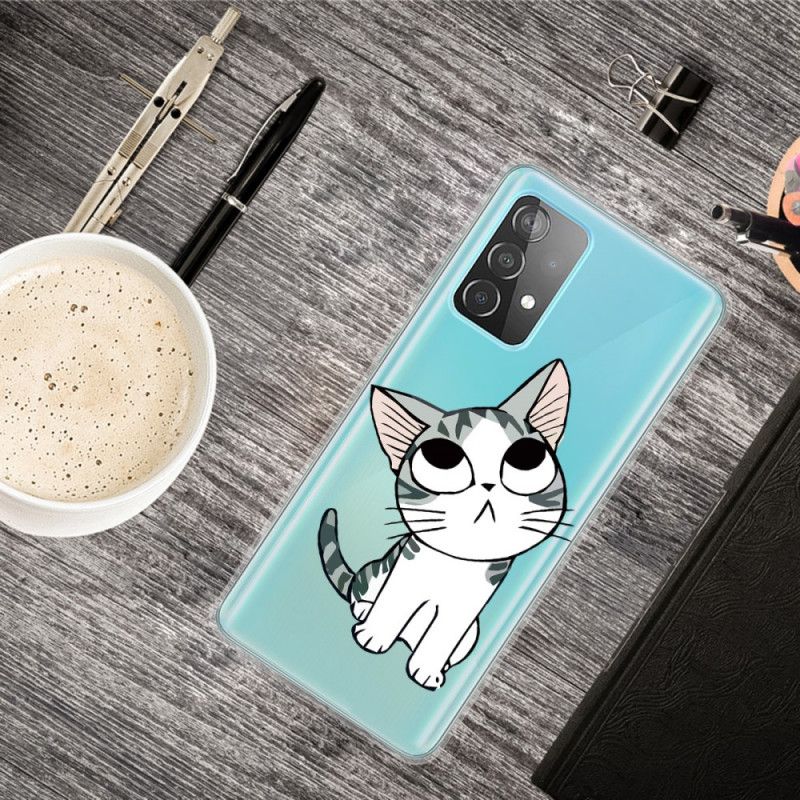 Cover Samsung Galaxy A72 4G / A72 5G Charmerende Kat