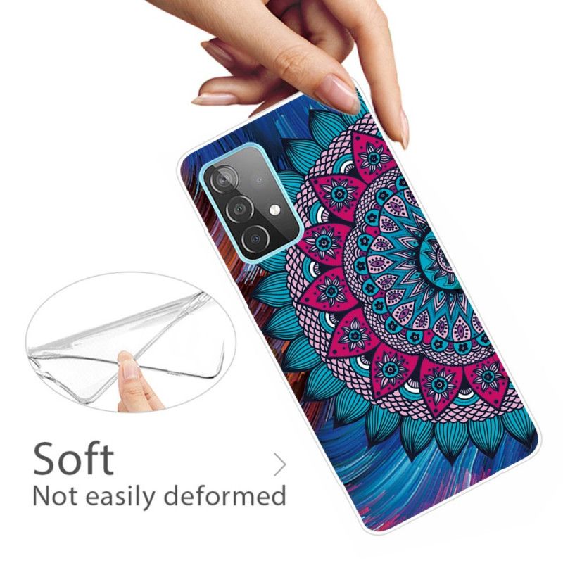 Cover Samsung Galaxy A72 4G / A72 5G Farverig Mandala