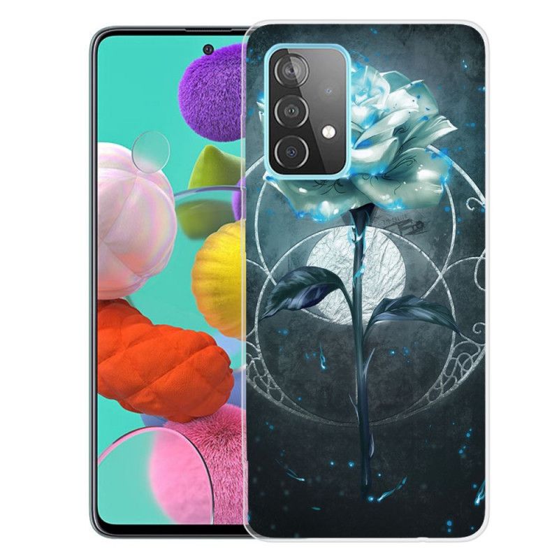 Cover Samsung Galaxy A72 4G / A72 5G Fleksibel Lyserød Grøn