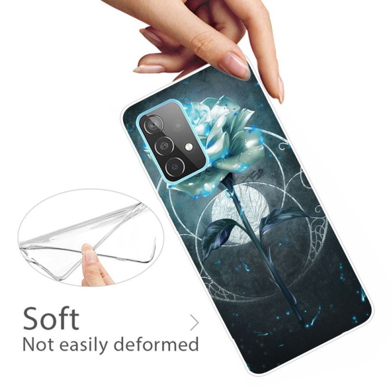 Cover Samsung Galaxy A72 4G / A72 5G Fleksibel Lyserød Grøn