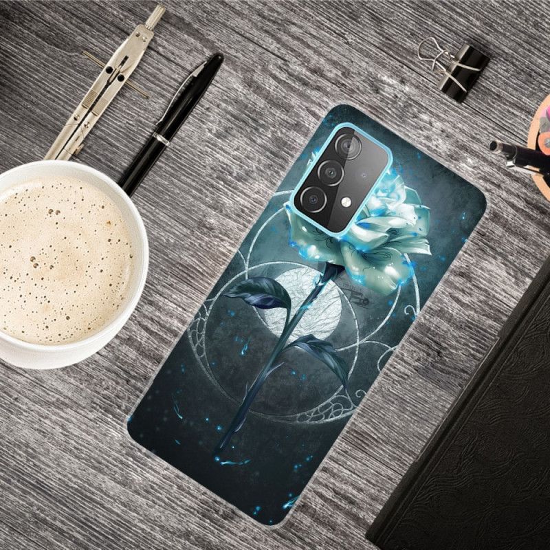 Cover Samsung Galaxy A72 4G / A72 5G Fleksibel Lyserød Grøn