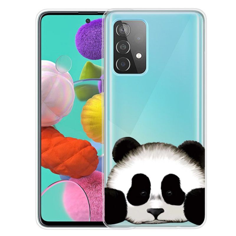 Cover Samsung Galaxy A72 4G / A72 5G Gennemsigtig Panda Beskyttelse