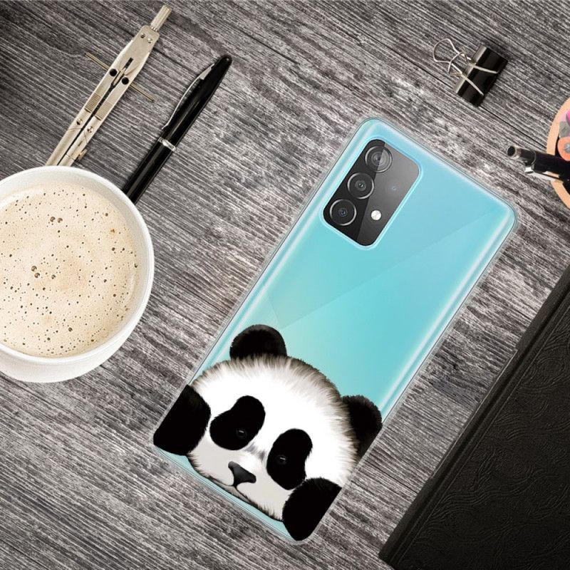 Cover Samsung Galaxy A72 4G / A72 5G Gennemsigtig Panda Beskyttelse