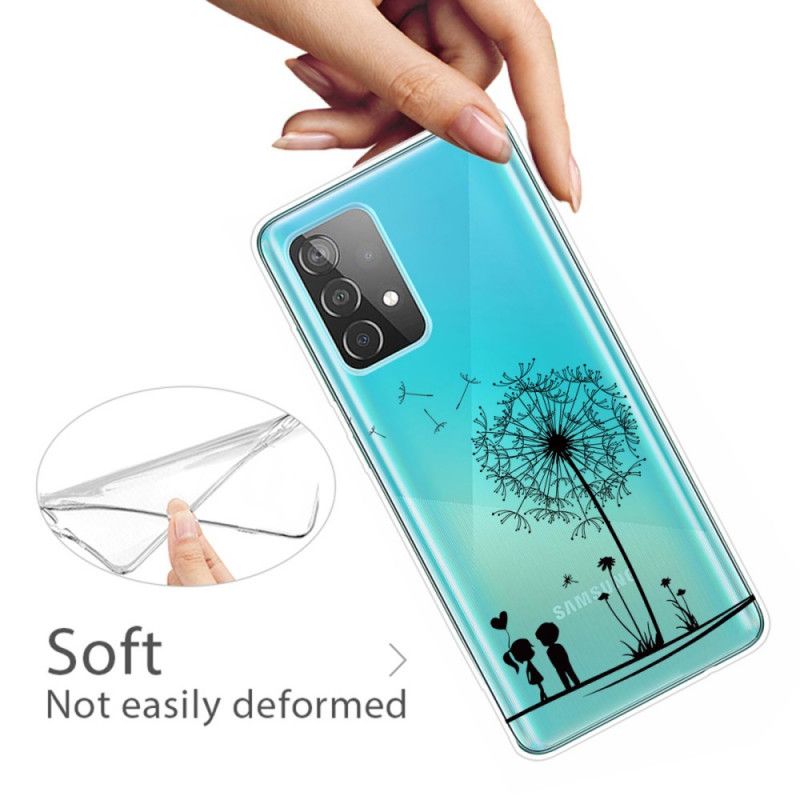 Cover Samsung Galaxy A72 4G / A72 5G Mælkebøtte Kærlighed Original