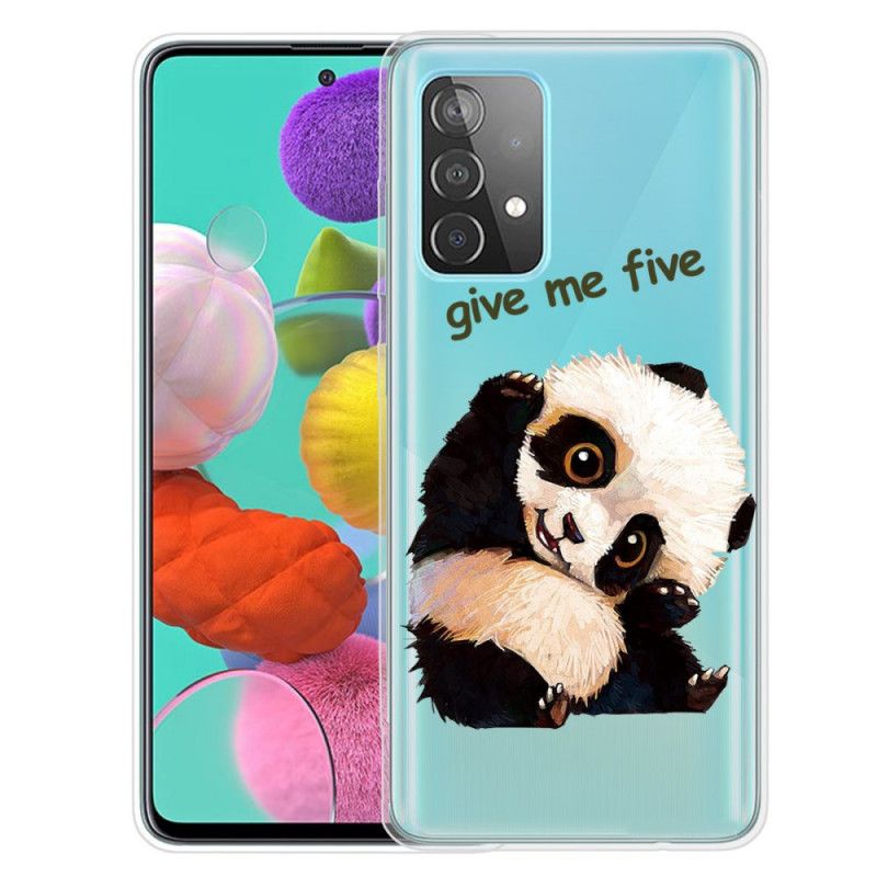 Cover Samsung Galaxy A72 4G / A72 5G Mobilcover Panda Giver Mig Fem