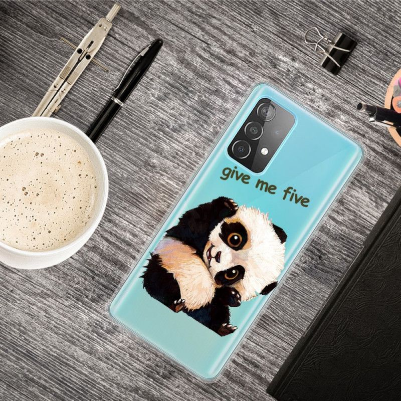 Cover Samsung Galaxy A72 4G / A72 5G Mobilcover Panda Giver Mig Fem