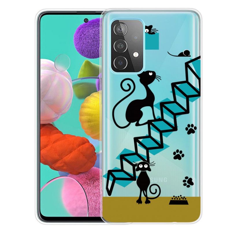 Cover Samsung Galaxy A72 4G / A72 5G Sjov Kat Original