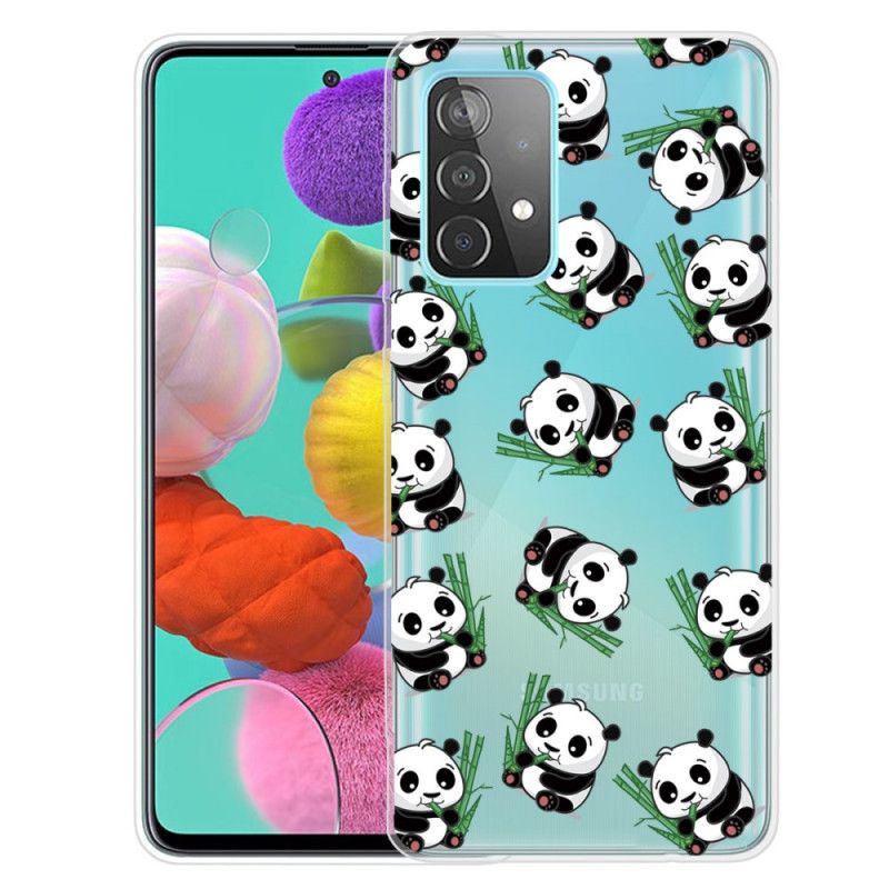 Cover Samsung Galaxy A72 4G / A72 5G Små Pandaer