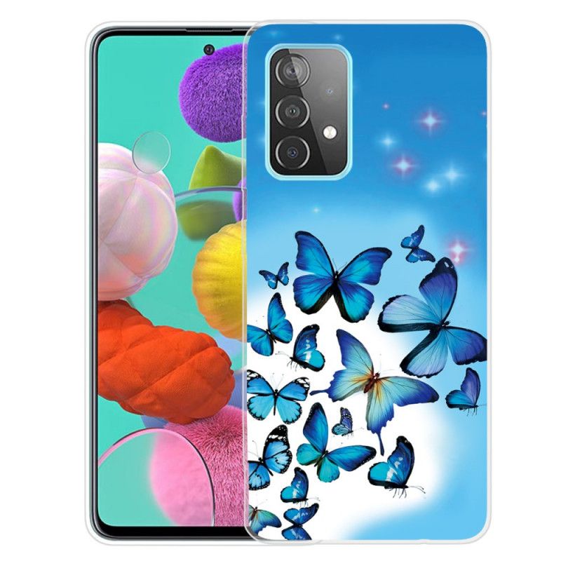 Cover Samsung Galaxy A72 4G / A72 5G Sommerfugle Sommerfugle Original