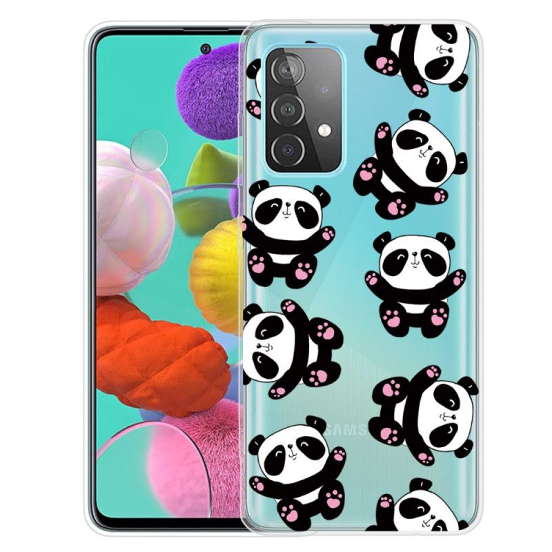 Cover Samsung Galaxy A72 4G / A72 5G Top Sjove Pandaer Beskyttelse