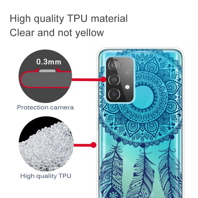 Cover Samsung Galaxy A72 4G / A72 5G Unik Blomstermandala