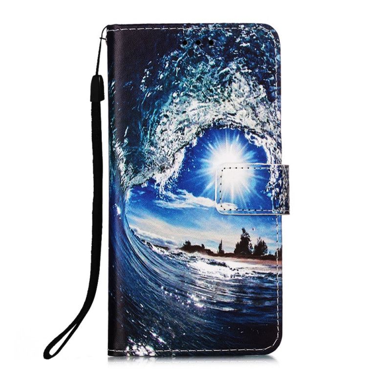 Flip Cover Læder for Samsung Galaxy A72 4G / A72 5G Elsker Bølgen