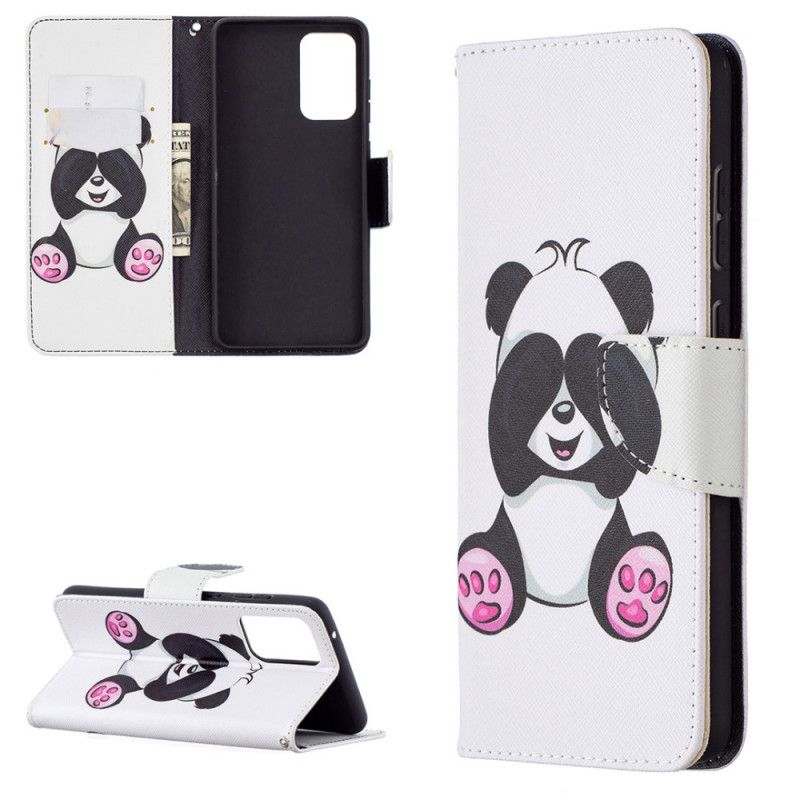 Flip Cover Samsung Galaxy A72 4G / A72 5G Mobilcover Sjov Panda