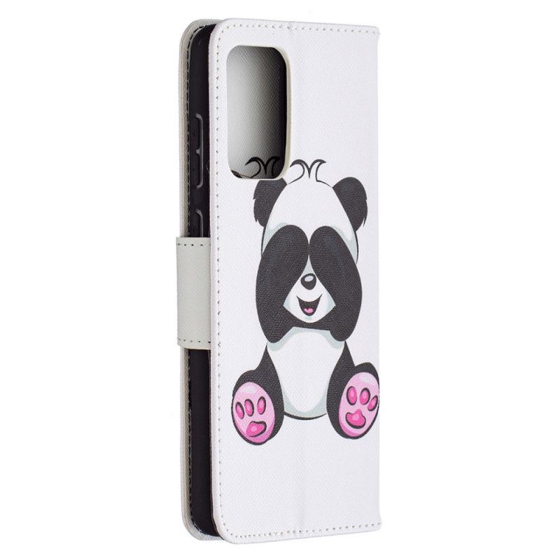 Flip Cover Samsung Galaxy A72 4G / A72 5G Mobilcover Sjov Panda