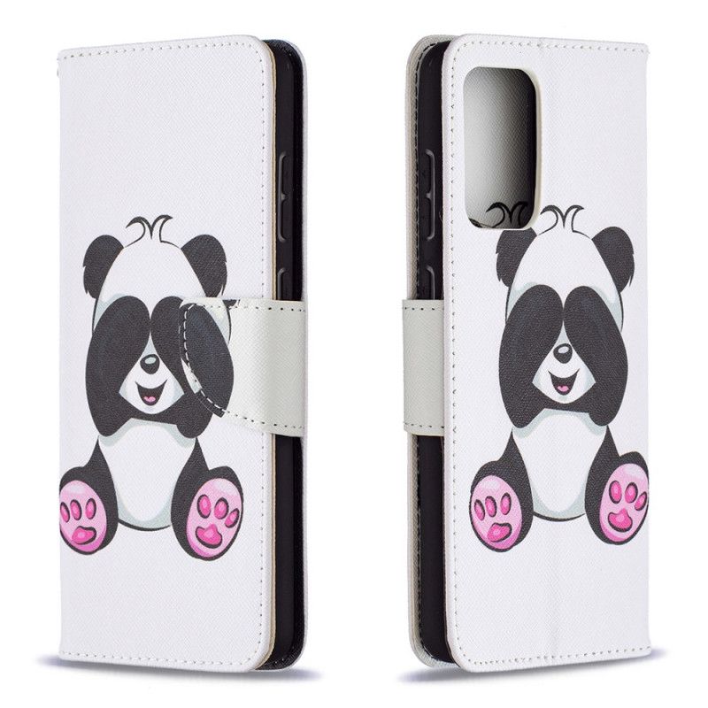 Flip Cover Samsung Galaxy A72 4G / A72 5G Mobilcover Sjov Panda