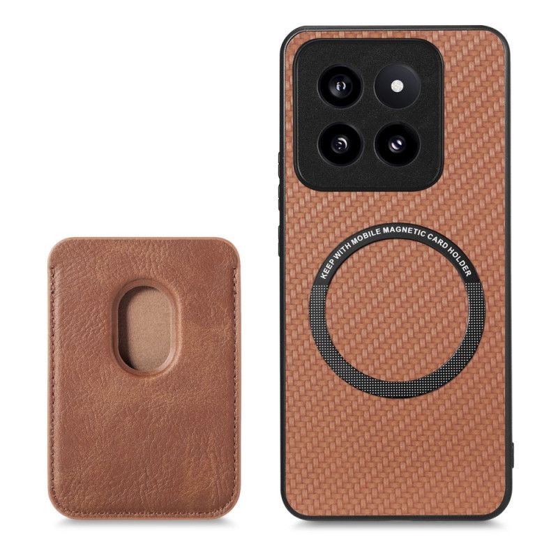 Cover Xiaomi 14 Pro Aftagelig Magnetkortholder