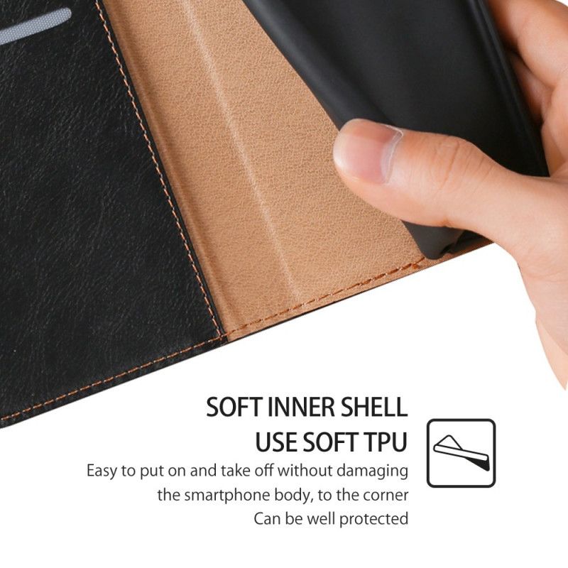 Flip Cover Xiaomi 14 Pro Tekstureret Kunstlæder