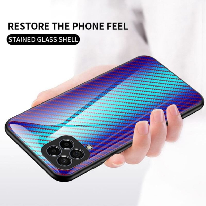 Cover Samsung Galaxy M53 5G Kulfiber Hærdet Glas