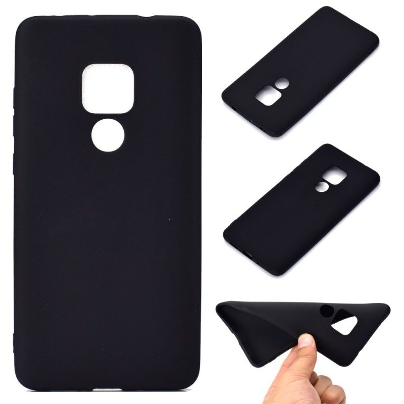 Cover Huawei Mate 20 Sort Blød Mat