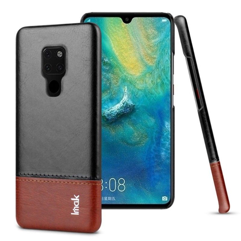 Cover Huawei Mate 20 Sort Imak Ruiyi Serie Læder Effekt