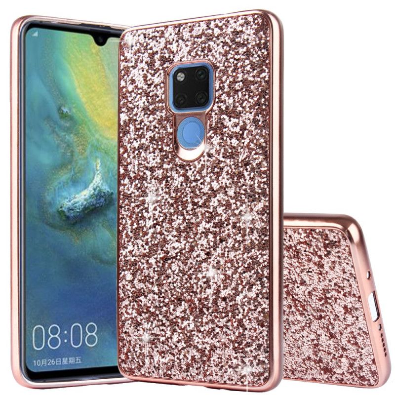 Cover Huawei Mate 20 Sort Jeg Er Glitter