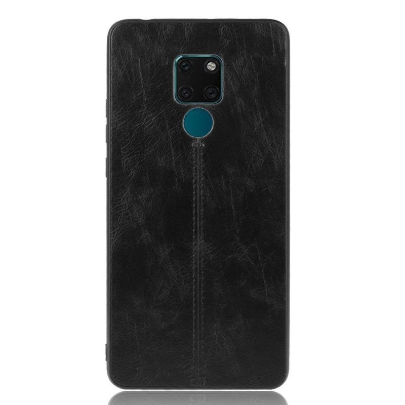 Cover Huawei Mate 20 Sort Syet Lædereffekt