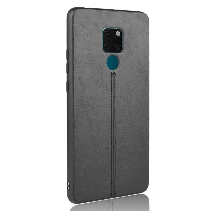 Cover Huawei Mate 20 Sort Syet Lædereffekt