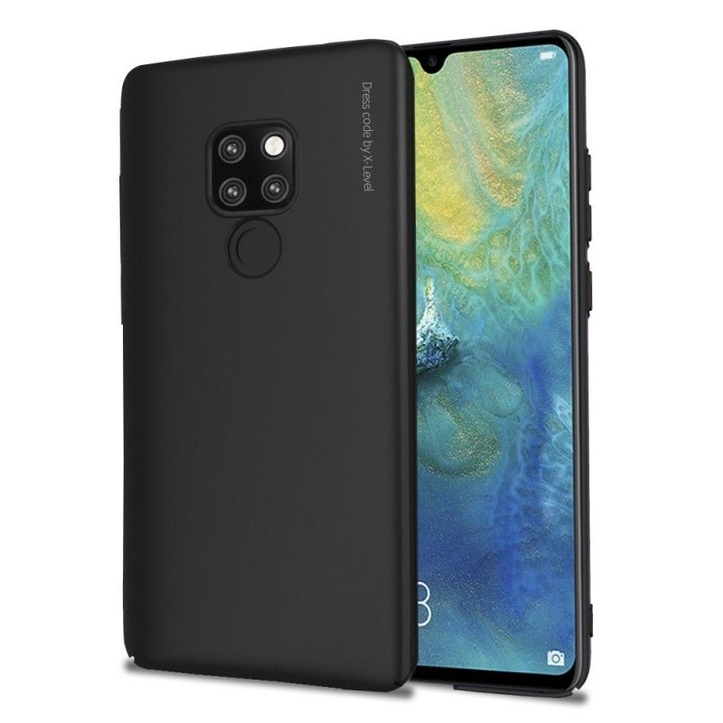 Cover Huawei Mate 20 Sort X-Niveau Metaleffekt