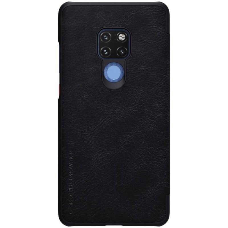 Læder Cover for Huawei Mate 20 Brun Nillkin Qin Serie