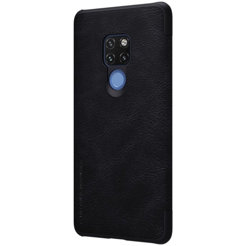 Læder Cover for Huawei Mate 20 Brun Nillkin Qin Serie