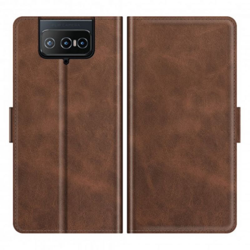 Flip Cover Til Asus Zenfone 8 Flip Klassisk Dobbeltklap