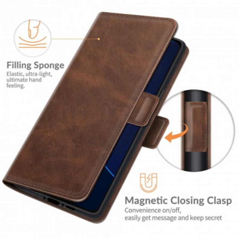 Flip Cover Til Asus Zenfone 8 Flip Klassisk Dobbeltklap