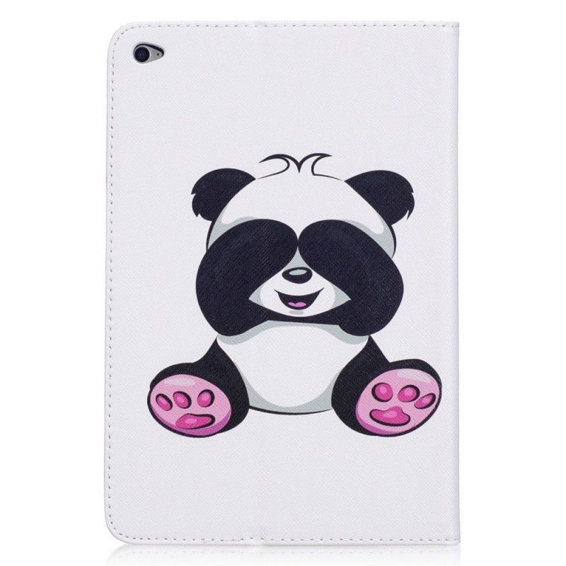 Flip Cover Læder for iPad Mini 4 Sjov Panda