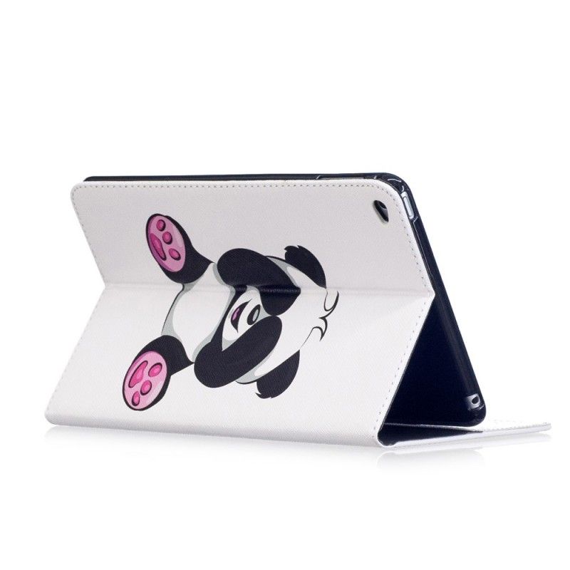 Flip Cover Læder for iPad Mini 4 Sjov Panda