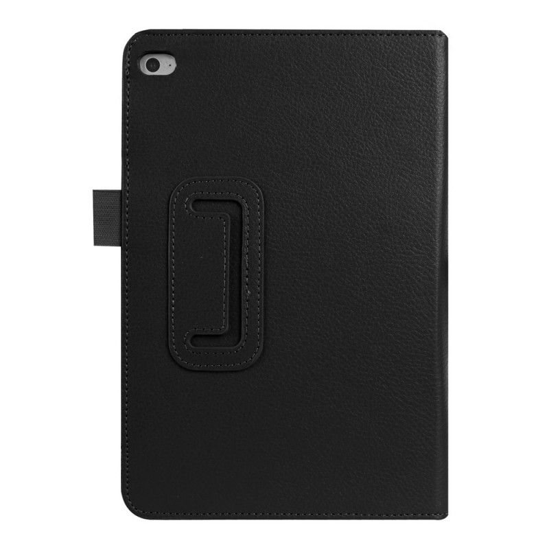 Flip Cover Læder for iPad Mini 4 Sort Lychee Imiteret Læder