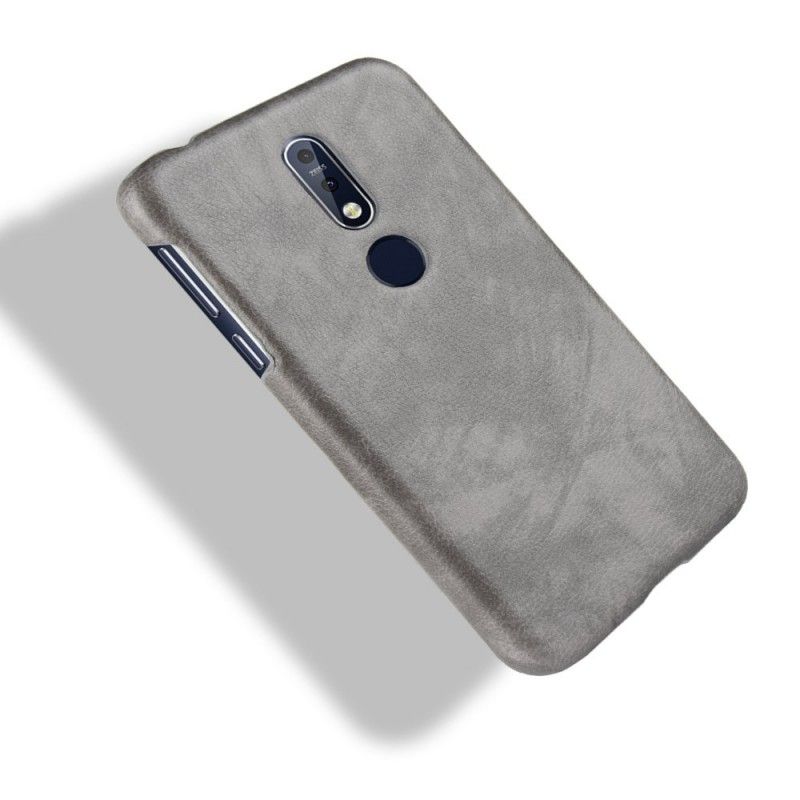 Cover Nokia 7.1 Brun Lychee-Lædereffekt Beskyttelse