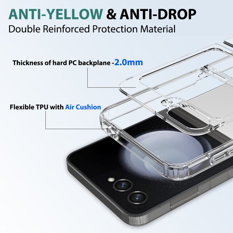 Cover Samsung Galaxy Z Flip 6 Telefon Etui Transparent Design I Ét Stykke