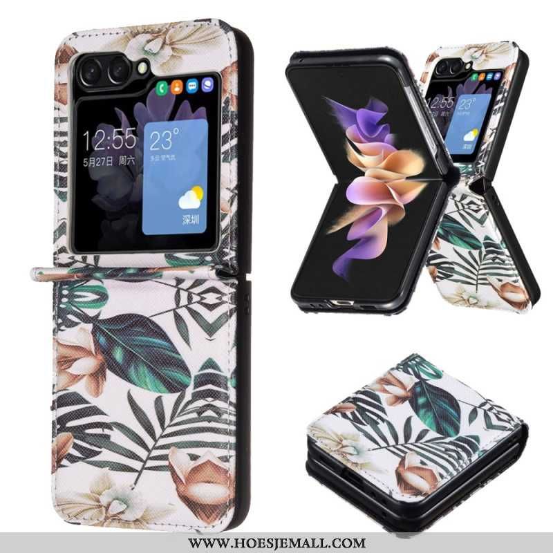 Cover Til Samsung Galaxy Z Flip 6 Blade Og Blomster